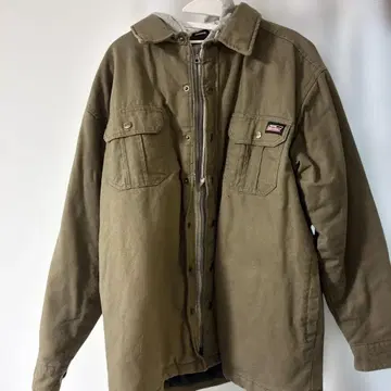 Dickies 후드 부착 자켓 올리브