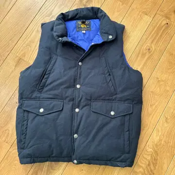 [ 새상품급 ] 다운 베스트 블랙 남성용