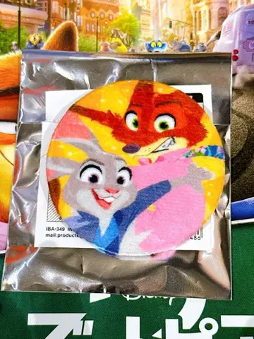 주토피아 복슬복슬 캔뱃지 주디 닉 영화