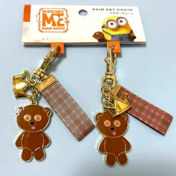 USJ 한정판 인기 티무 페어 키체인 새상품 미니언