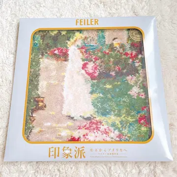 [ 한정품 ] 페이 손수건 모네 인상파 우스터 미술관 핑크