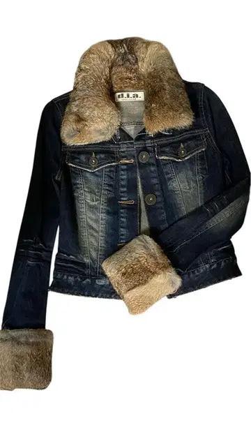 d.i.a 퍼 달린 데님 자켓 사이즈 F