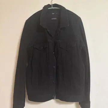 AZUL 블랙 데님 자켓