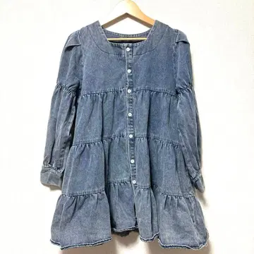 JIANG-JIANG 데님 원피스