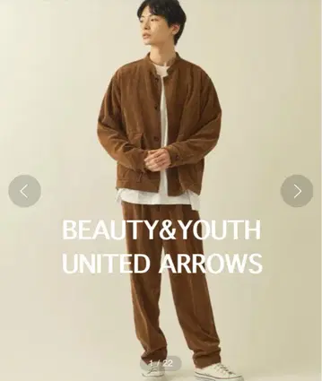 BEAUTY&YOUTH 코듀로이 셋업 자켓 팬츠