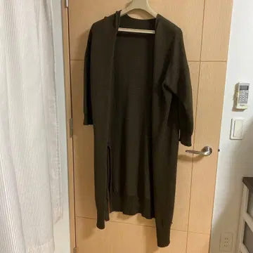 Deuxieme Classe 다크 브라운 니트 가디건