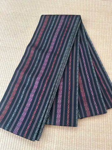 순수 실크 하카타 직조 하카타 오비 반폭 오비