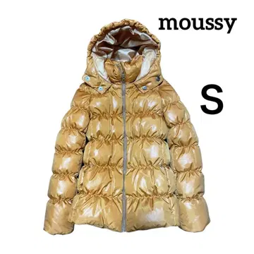 moussy 마우지 광택 카멜 충전솜 다운 자켓 사이즈 1