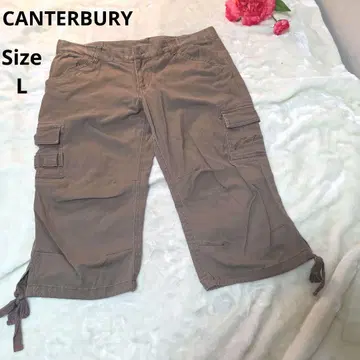 [ 인기 CANTERBURY ] 카키 짧은 팬츠 사이즈 L