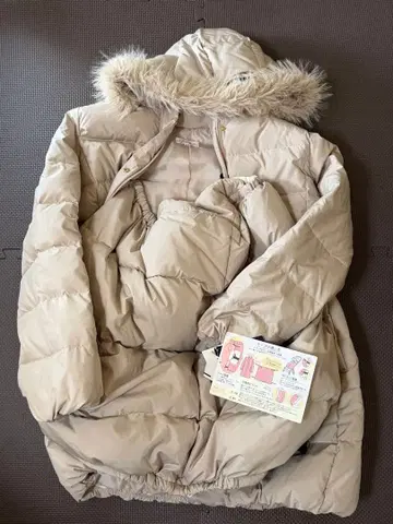 다운 자켓 마마 코트 케이프 5way 베이지 아기 본점 미사용 새상품