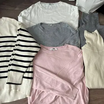 유니클로 니트 6세트