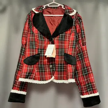 시마무라 x 아이노 에리 샤로 로트의 수요일 자켓 빨간색 4L 사이즈