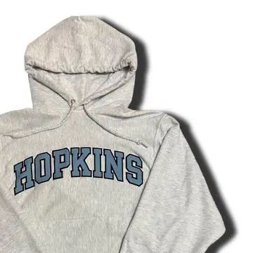 챔피온 리버스 위브 'HOPKINS' 그레이 후드티