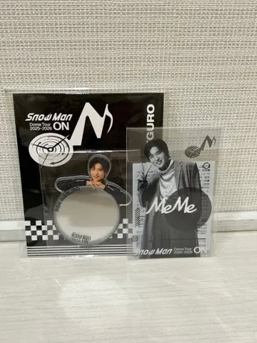 Snow Man 돔 투어 스티커 세트