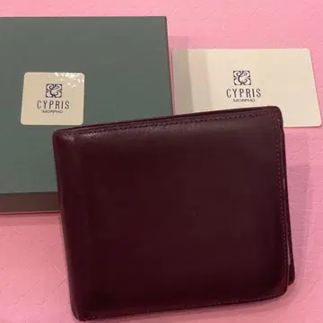 CYPRIS 다크 브라운 이단 접이식 지갑