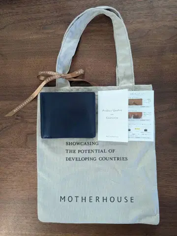 MOTHERHOUSE Wallet Navy / 마더하우스 지갑 네이비