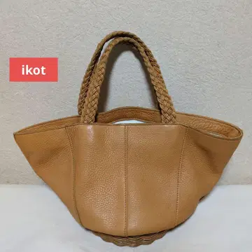 ikot 이코트 가죽 바스켓 백