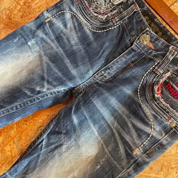 AE9246 RED PEPPER 하프 데님 팬츠 인디고 남성용 29