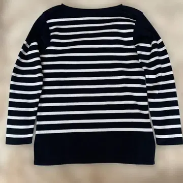 새상품급 투모로우랜드 맥피 코튼 보더 스웨터 보트넥 S 일본제