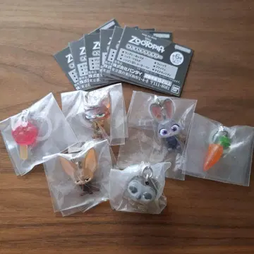 주토피아 메지루시 액세서리 6종 컴플리트