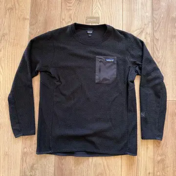 Patagonia 남성용 R1 에어 크루 블랙 L