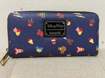 Disney Parks Loungefly 장지갑 네이비