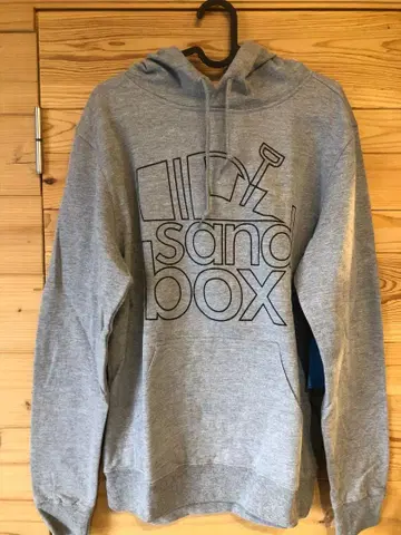 샌드박스 sand box 로고 후드티 GRAY 새상품 전시품 L사이즈