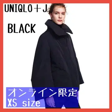 UNIQLO + J 블랙 하이브리드 다운 자켓 XS