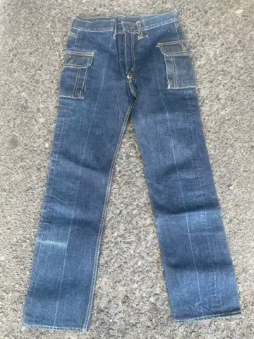 에드윈 데님 팬츠 부시 팬츠 빈티지 70s 리바이스