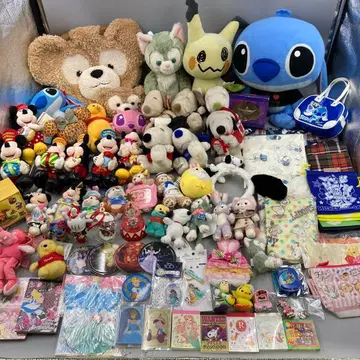 디즈니 봉제 인형 마스코트 묶음 판매 70점 이상