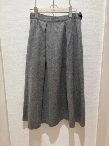 팟푸리 그레이 플레어 스커트