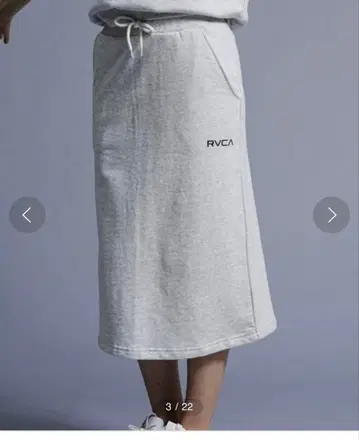 RVCA 루카 맨투맨 스커트 L 사이즈 미사용 새상품