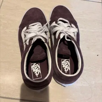 VANS 브라운 스웨이드 스니커즈