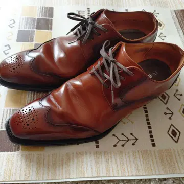 REGAL 윙 비즈니스 신발 가죽 신발 25.0 브라운 123R