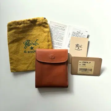 미사용 새상품급 IL BISONTE 접이식 지갑