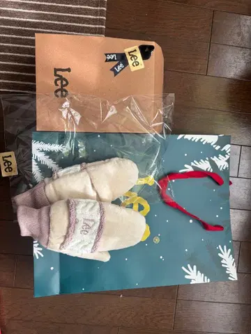 Lee 장갑 여아 기프트 백 포함