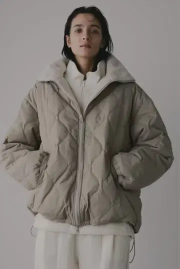 TAION x MANOF 리버서블 다운 보아 재킷 새상품