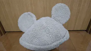 미키 귀 보아캡 (크림 베이지)