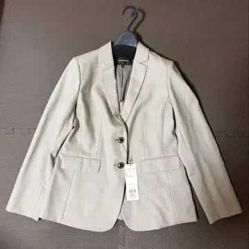 Paul Stuart 라이트 그레이 체크 무늬 자켓 사이즈 8