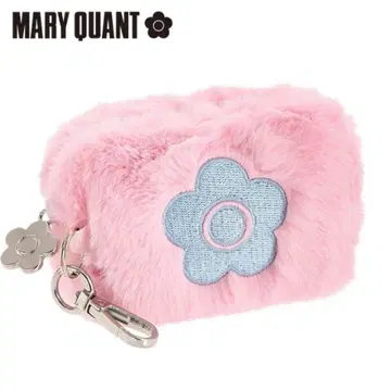 PLAZA x 마리콴트 콜라보 카라비너 포함 파우치 핑크 1개