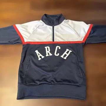 ARCH 나일론 자켓 S 네이비/화이트/레드