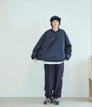 s.f.c BASEBALL HALF ZIP JACKET