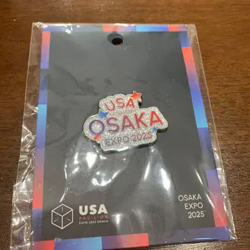 USA OSAKA EXPO 2025 핀 배지