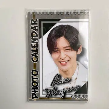 새상품 SnowMan 메구로 렌 2026 탁상 달력 포토 달력 메메