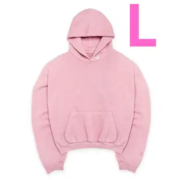 SKYLRK 핑크 후드티 size L