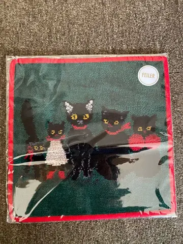 새상품 페이러 화장품 주방 타월 손수건 쿠라하시 레이 레드