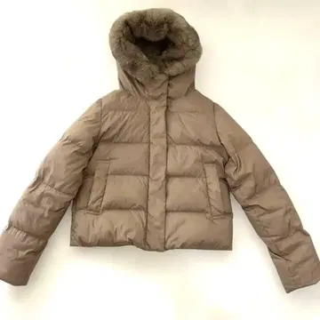 URBAN RESEARCH 베이지 숏 기장 다운 자켓 36