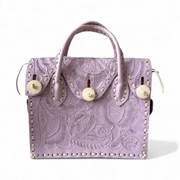 고품질 카빙 트라이브스 에스트라 S 라벤더 핸드백