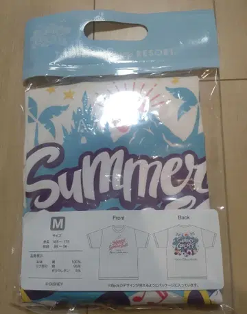 도쿄 디즈니 리조트 썸머 T셔츠 M