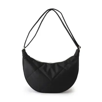 grove 블랙 퀼팅 숄더백